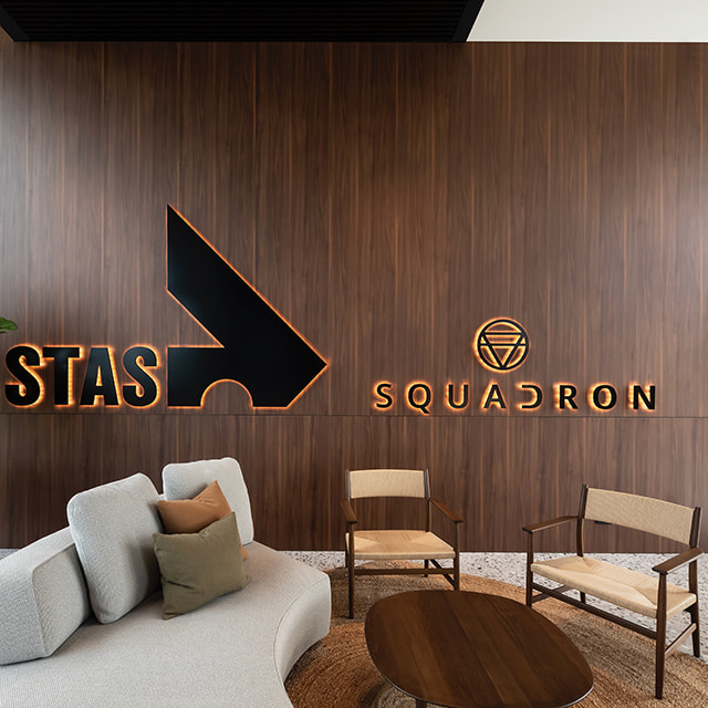 Clicwall wall panels in office